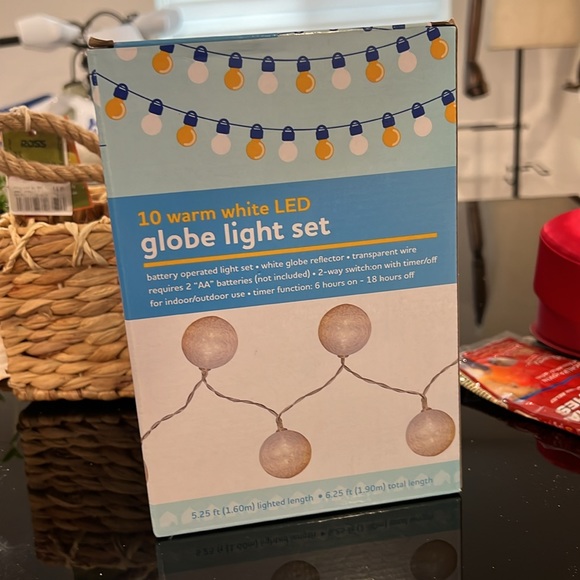 Globe light set - Picture 2 of 2